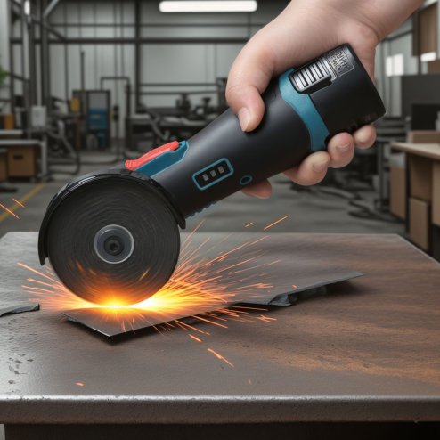 Traderight Mini Cordless Angle Grinder 2 Battery Charger Polishing Cutting 12V