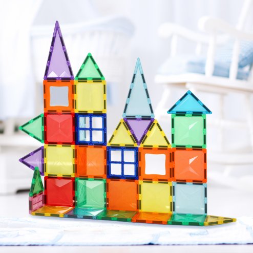 Dekko 60pc Magnetic Building Blocks Set STEM Educational Toys for Kids Gifts