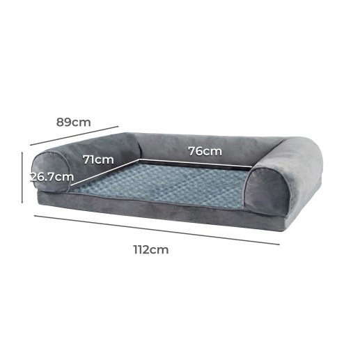 Skylos Orthopedic Pet Calming Bed Extra Large Foam Plush Dog Nest Mattress Mat
