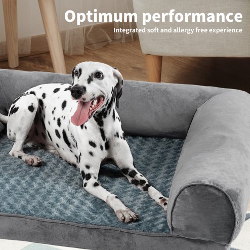 Skylos Orthopedic Pet Calming Bed Extra Large Foam Plush Dog Nest Mattress Mat