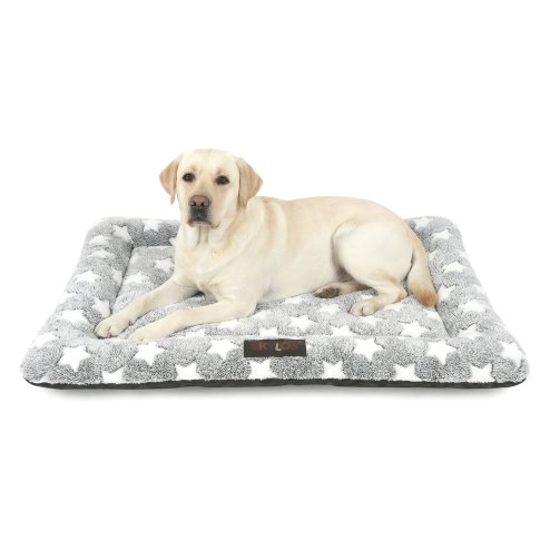 Skylos Dog Bed Pet Cat Cushion Crate Mat Arctic Fleece Extra Large Anti-slip