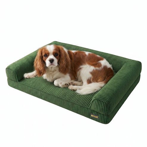 Large Dog Pet Bed Orthopedic Washable Waterproof Corduroy Wear Resistant 93x63cm