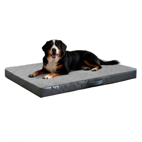 SKYLOS Washable Dog Bed Waterproof Plush Non-Slip Pet Mattress for Large Dogs