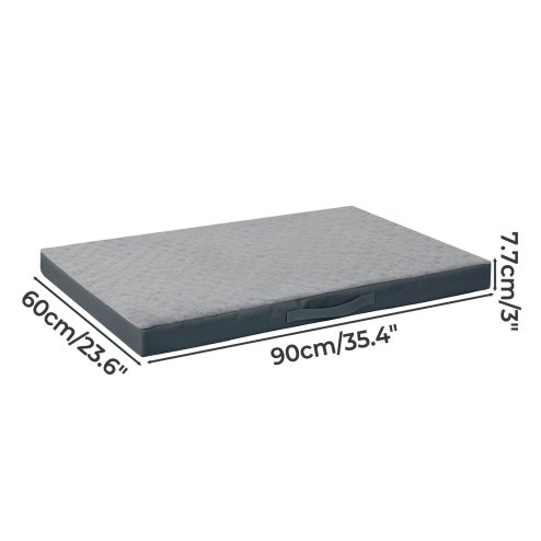 SKYLOS Washable Dog Bed Waterproof Plush Non-Slip Pet Mattress for Medium Dogs
