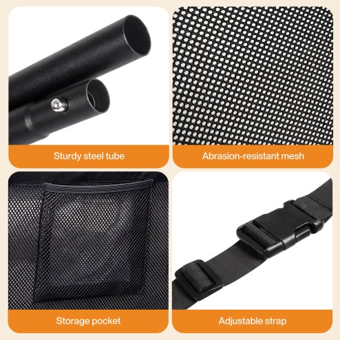 Skylos Dog Car Barrier Net Mesh Dog Guard Safety Boot Back Seat Pet Barrier