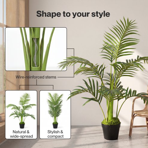 Levede Artificial Tree Fake Plant Indoor Home Office Decor Realistic Faux Tree