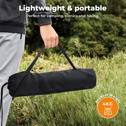 Levede Camping Table Folding Aluminum Portable Picnic Foldable BBQ Desk 70cm