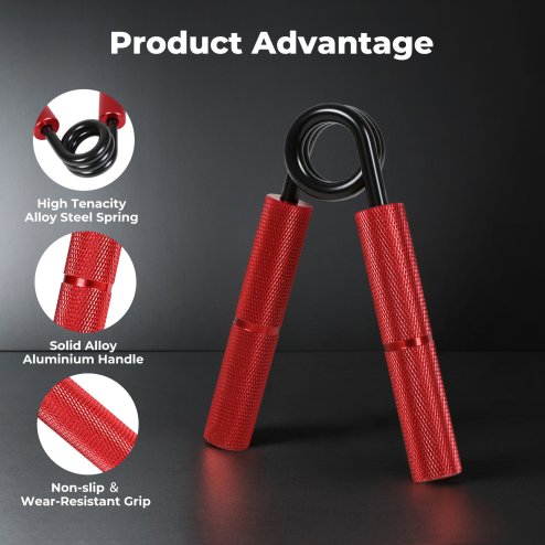 Centra Hand Grip Strengthener Set Gym Trainer Gripper Metal Non Slip 50-200LB