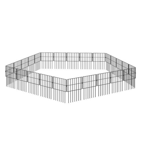 Levede 25 Pack Animal Barrier Metal Decorative Garden Fence Outdoor Pet Border