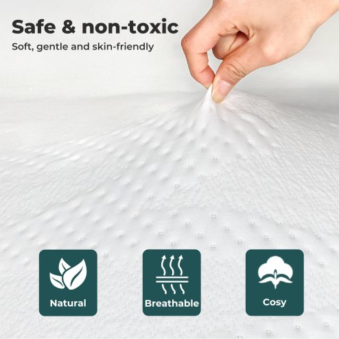 Lavio Gel Memory Foam Mattress Topper Camping Bed Car Mattress Roll Floor Mat