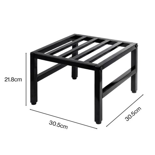 Levede Plant Stand Outdoor 3 Piece Set Carbon Steel Patio Garden Decor Black