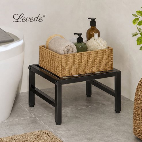 Levede Plant Stand Outdoor 3 Piece Set Carbon Steel Patio Garden Decor Black