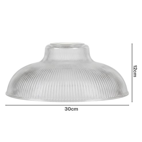Emitto Ceiling Light Shade Pendant Glass Lamp Bistro Adjustable Clear Color