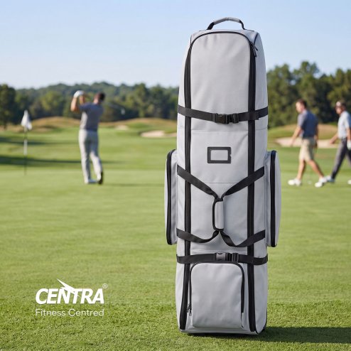Centra Golf Travel Bag Padded Reinforced Wheels 900D Oxford for Airline