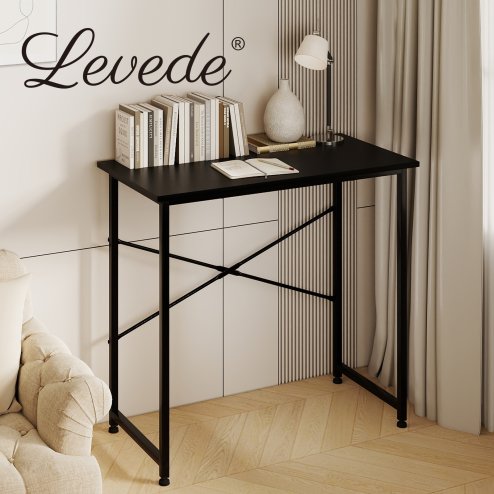Levede Office Computer Gaming Desk Steel Frame for Sturdy PC Laptop Storage Bag