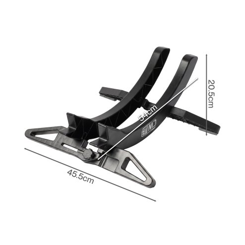 MONVELO Bike Stand Floor Rack Adjustable ABS For Mountain Bikes Garage Black