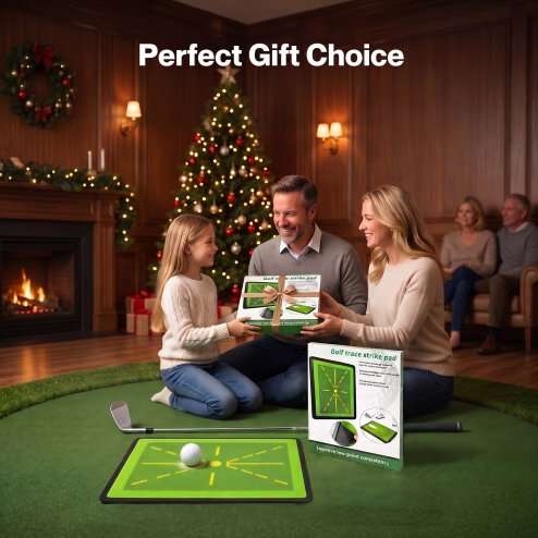 Centra Golf Mat Swing Path Feedback Anti Slip Rubber Base Indoor Practice Green