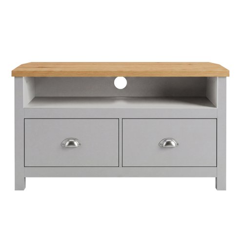 Levede Corner TV Stand Small TV Cabinet with Storage Drawer Entertainment Unit
