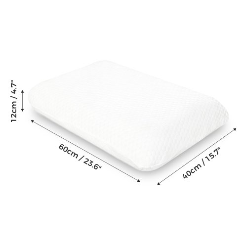 Lavio Contour Pillow Memory Foam for Neck Support Pressure Relief Hypoallergenic
