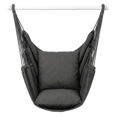 Mountview Hammock Chair Hanging Rope Swing Seat Indoor Outdoor with Cushions