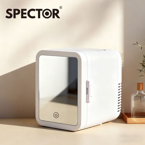 Spector 5L Mini Fridge with LED Light Mirror