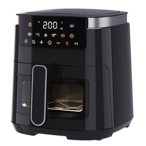 Spector 5L Digital Air Fryer 1500W Oil Free Hot Air Healthy Frying Cooker Black Image