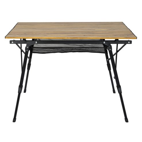 Levede Adjustable Folding Camping Table Aluminium Portable Picnic Desk 90x52cm