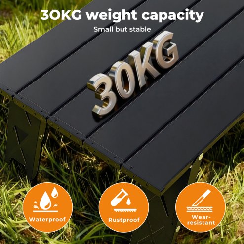 Levede Folding Camping Table Mini Aluminium Portable Picnic Desk Lightweight