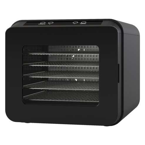 Spector Electric Food Dehydrator 6 Stainless Steel Trays Touch Control 72H Timer Image