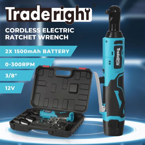 Traderight Electric Cordless Right Ratchet 3/8