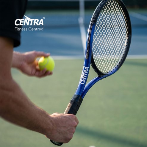 Centra 9Pcs Tennis Racket Set Lightweight Racquet Balls Carry Bag Overgrips