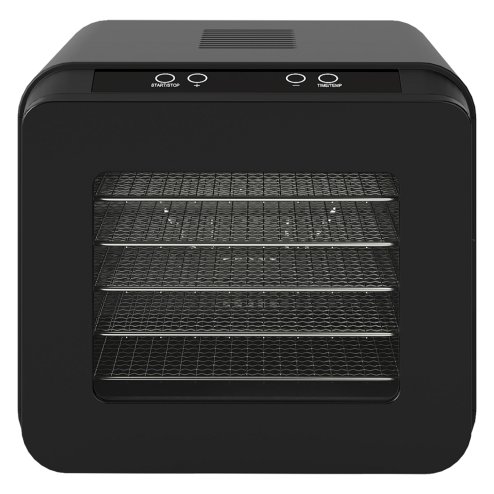 Spector Electric Food Dehydrator 6 Stainless Steel Trays Touch Control 72H Timer