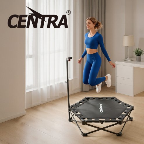 Centra 42 inch Trampoline Handrail Rebounder Folding Fitness Exercise Home