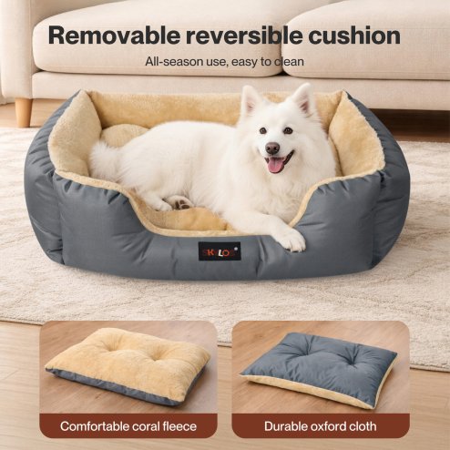 Skylos Pet Bed Cat Mattress Luxury Soft Cushion Warm Dog Basket for Large Dog