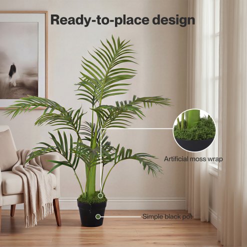 Levede Artificial Tree Fake Plant Indoor Home Office Decor Realistic Faux Tree