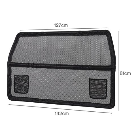 Skylos Dog Car Barrier Net Mesh Dog Guard Safety Boot Back Seat Pet Barrier