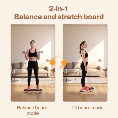 Centra Calf Stretch Board Balance Trainer Slant Board Incline Angle Adjustable