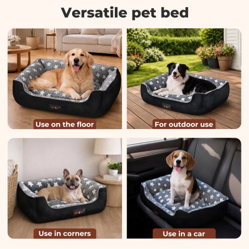 Skylos Orthopedic Pet Bed Dog Mattress Non-Slip for Large Dogs Durable Corduroy