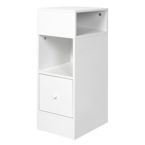 Levede Bedside Tables Modern Nightstand White Storage Drawer Shelf for Bedroom Image