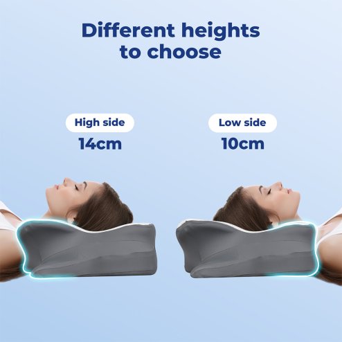 Lavio Memory Foam Cervical Pillow Neck Shoulder Arm Back Support Pain Relief