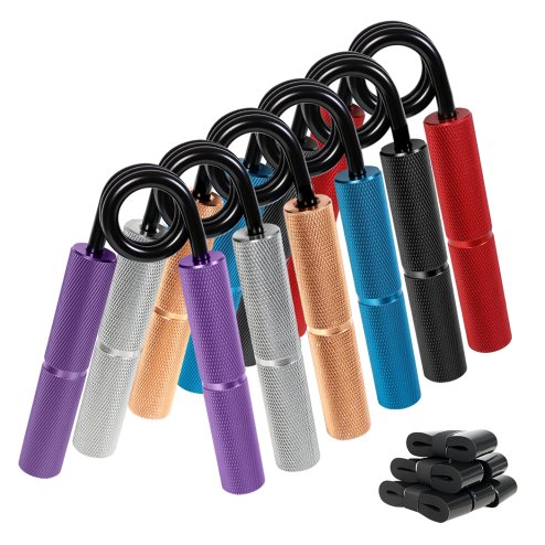 Centra Hand Grip Strengthener Set Gym Trainer Gripper Metal Non Slip 50-200LB