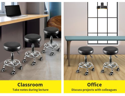 Levede Salon Stool Swivel Bar Stools Chairs Barber Hydraulic Lift Hairdressing