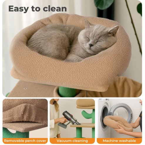 Skylos Cat Tree Climbing Tower Multi-Level Activity Centre with Condo Hammock