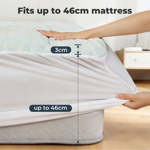 Lavio Mattress Topper Pillowtop Memory Foam Cover Bed Protector King King