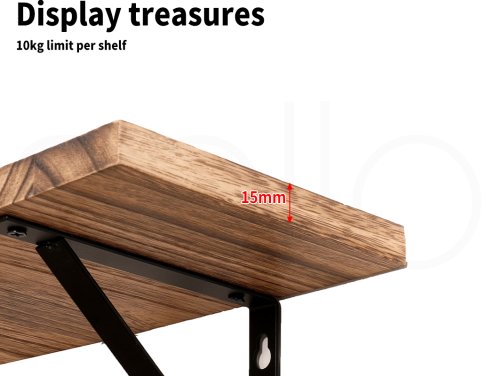Levede 40.5x29cm Bookshelves