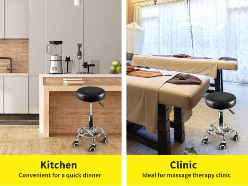 Levede Salon Stool Swivel Bar Stools Chairs Barber Hydraulic Lift Hairdressing