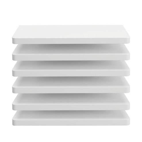 Levede Floating Shelves 6 Pack Modern Wall Shelves White Home and Office