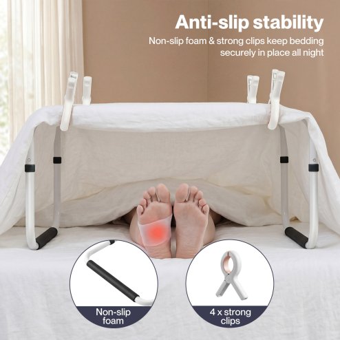 Levede Blanket Lifter for Feet Foot Tent Blanket Support Holder Bar Adjustable