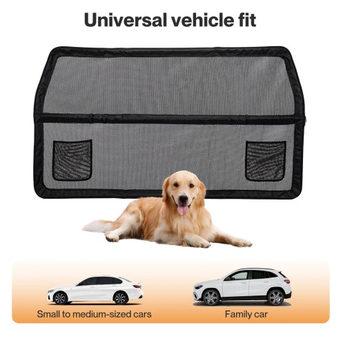 Skylos Dog Car Barrier Net Mesh Dog Guard Safety Boot Back Seat Pet Barrier