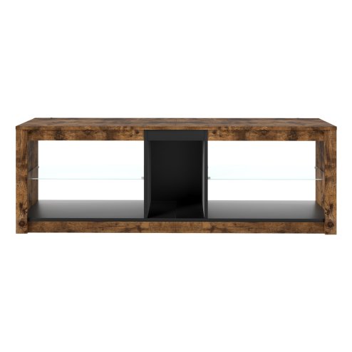 Levede TV Unit Cabinet Stand LED Storage Height Adjustable Living Room Wood RGB